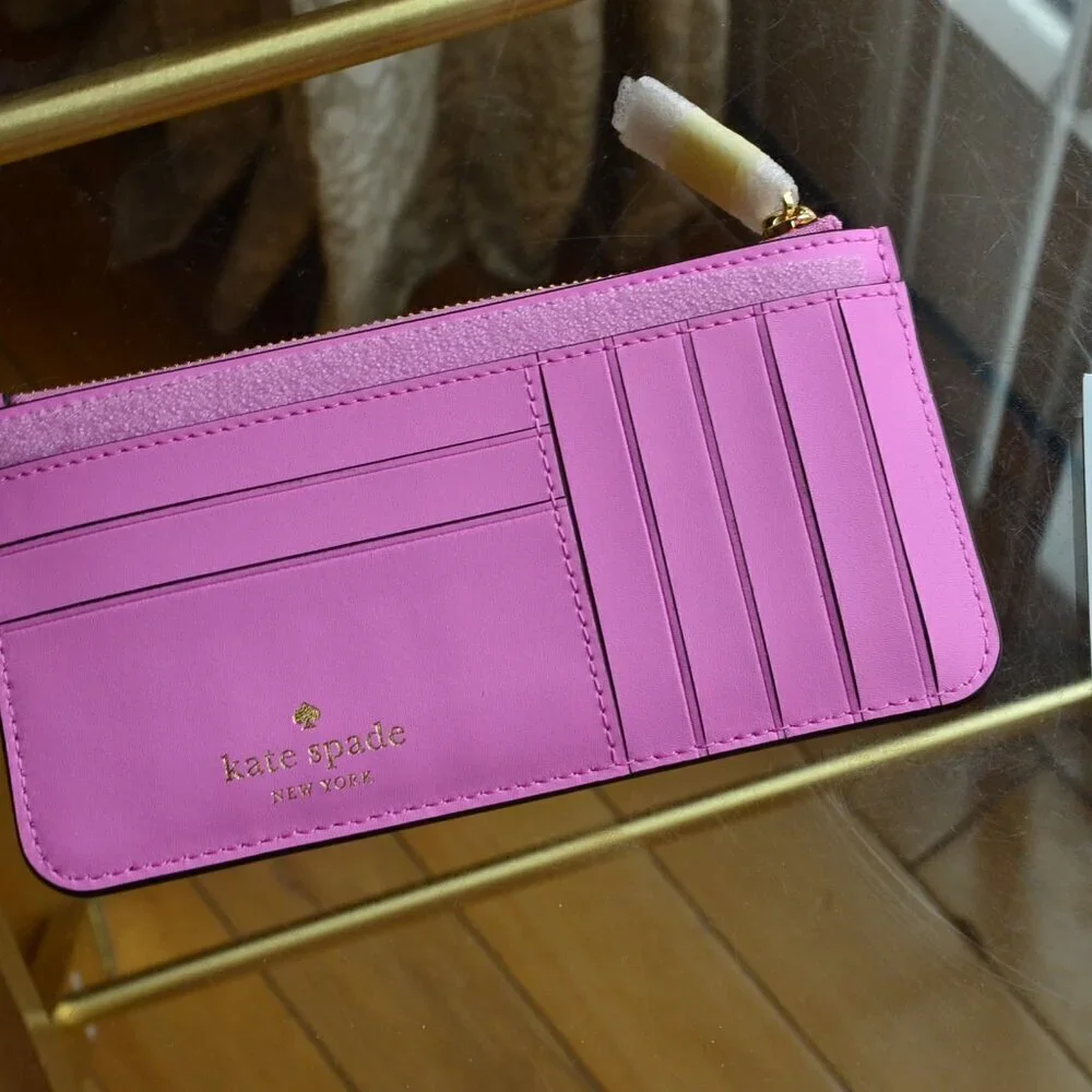 Kate Spade KK207 Bubble Gum Large Slim Card Holder